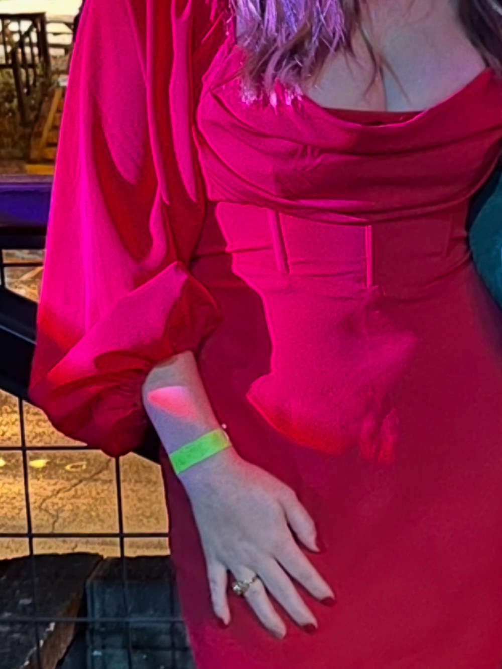 Princess Polly Crimson Square-Neck Puff Sleeve Mini Dress - Picture 2 of 4